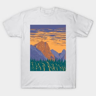 Hozomeen Mountain within Ross Lake National Recreation Area Washington State WPA Poster Art T-Shirt